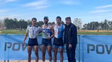 محمد علاء يفوز بذهبية بطولة كرواتيا المفتوحة للتجديف